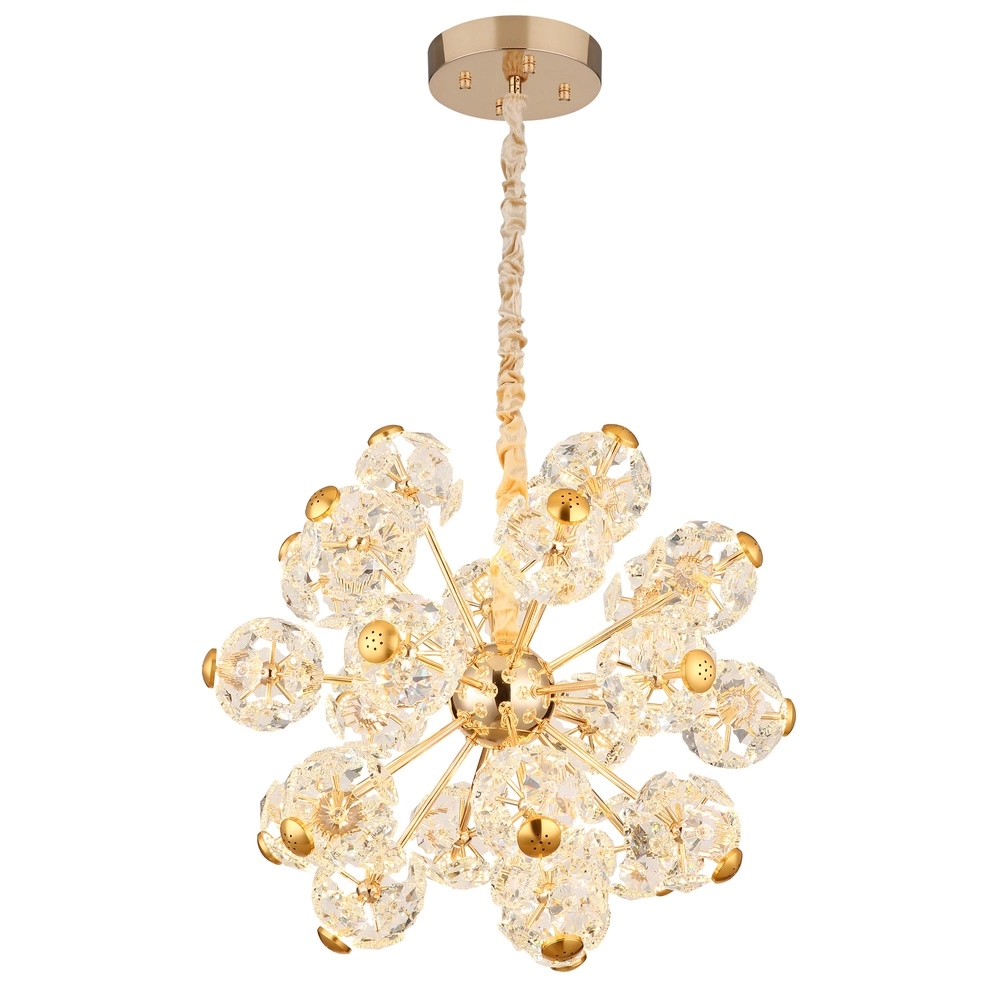 Pendellampe Floriella gold Ø 65 cm