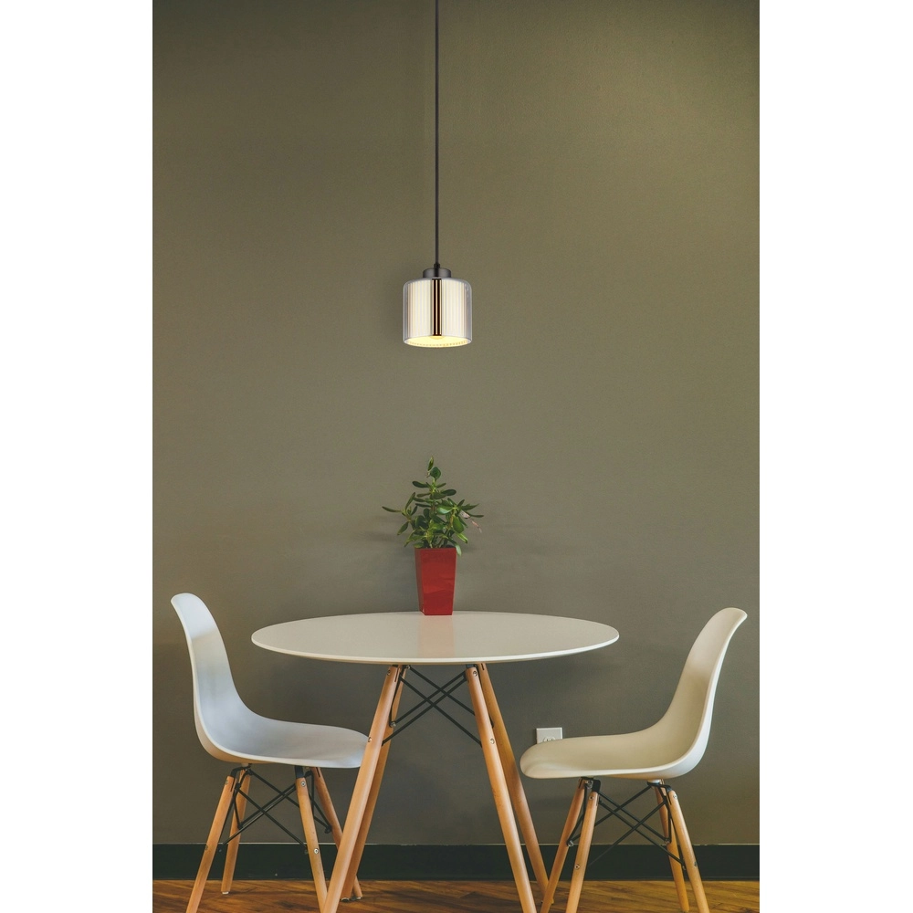Design-Pendellampe Felicia Gunmetal Globo 9007371533954