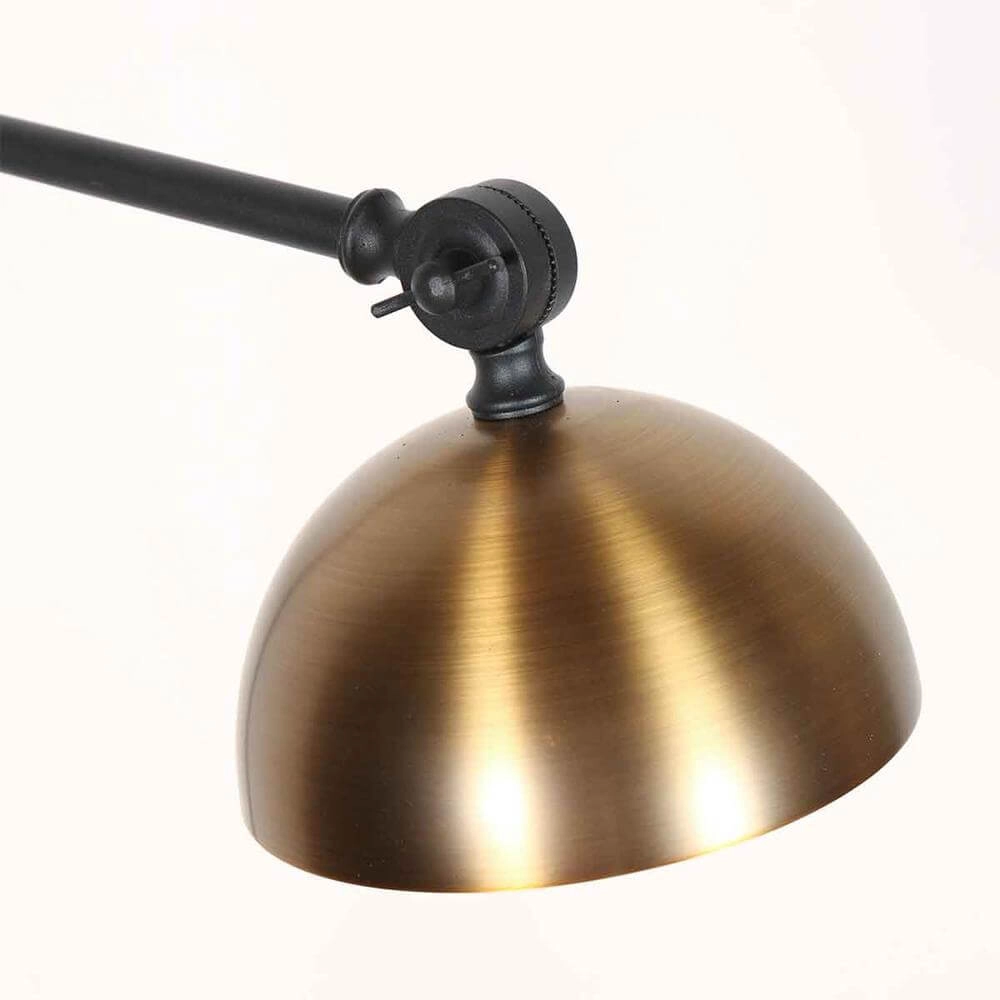 Wandleuchte Pintino schwarz mit bronze Steinhauer 8712746176506