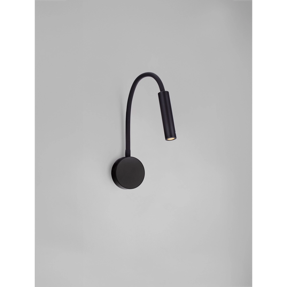 Nachttischlampe Sonica schwarz Lyora 5212017454874