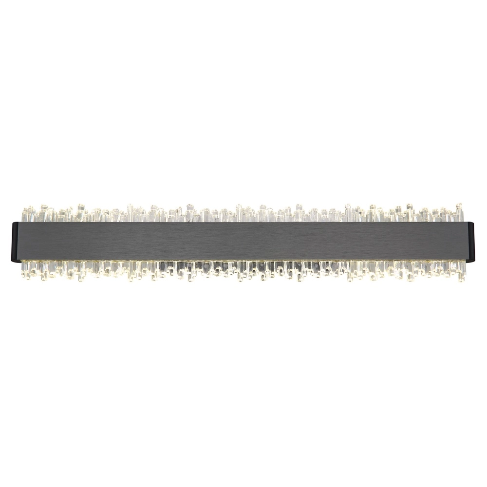 Schwarze Wandlampe Stalagmita 48 cm Globo 9007371566754