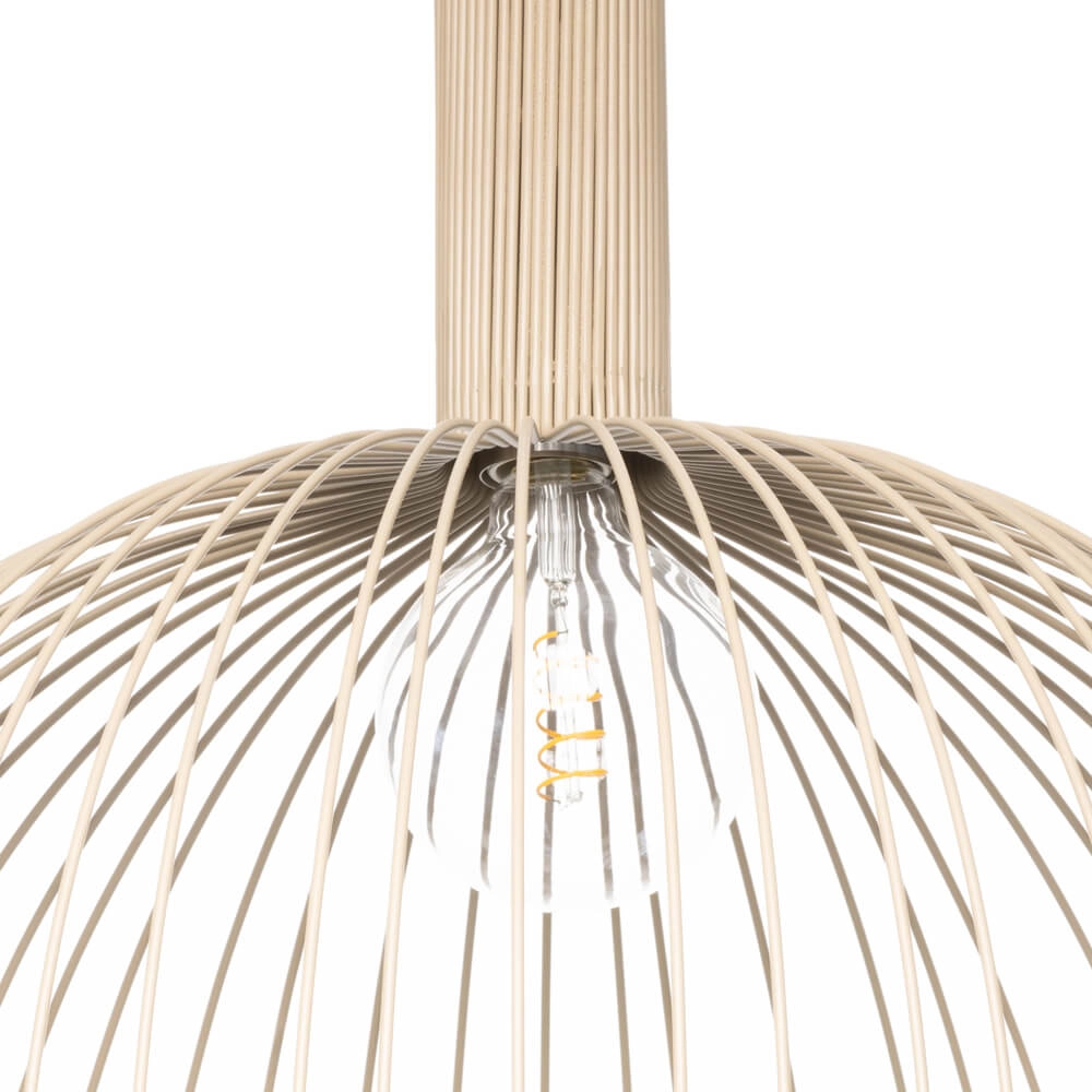 Sandfarbene Hängelampe Wire Sand Ø 70cm ETH 8720195307143