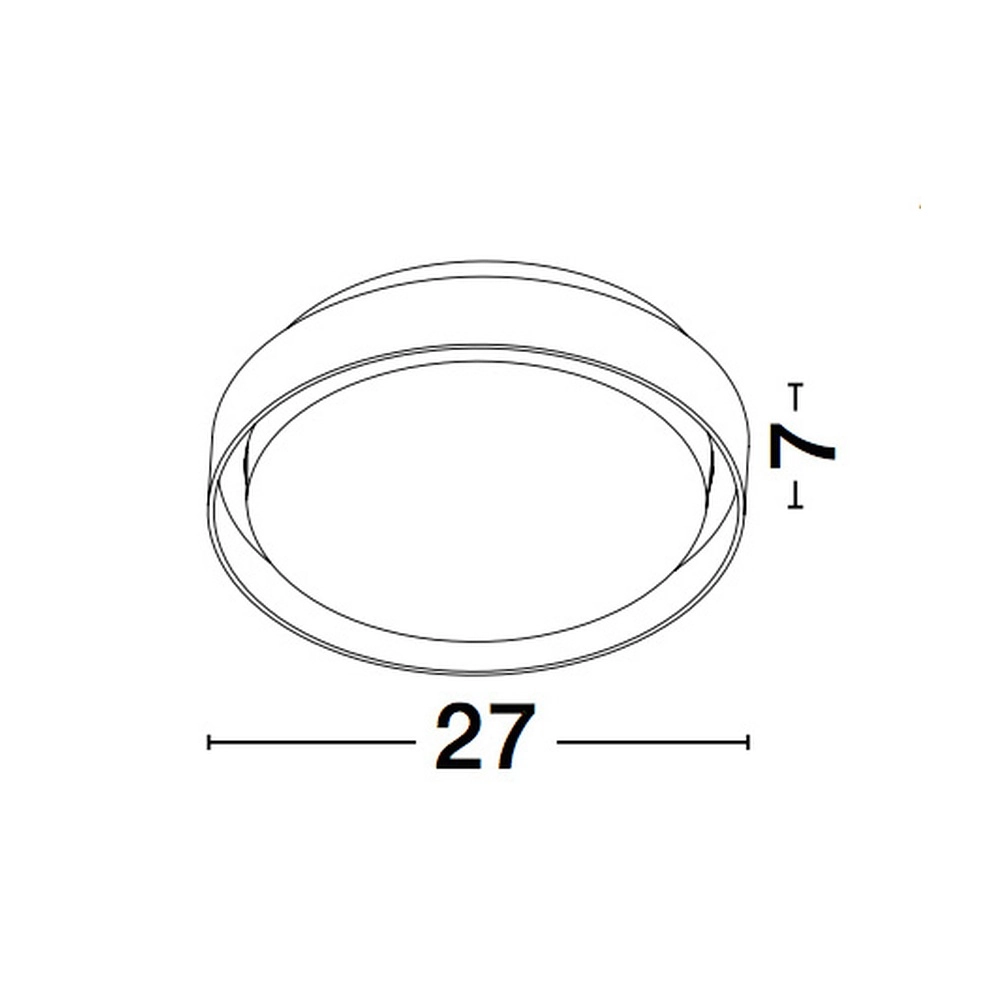 Deckenlampe Oliver Ø 27cm anthrazit Lyora 5212017428172