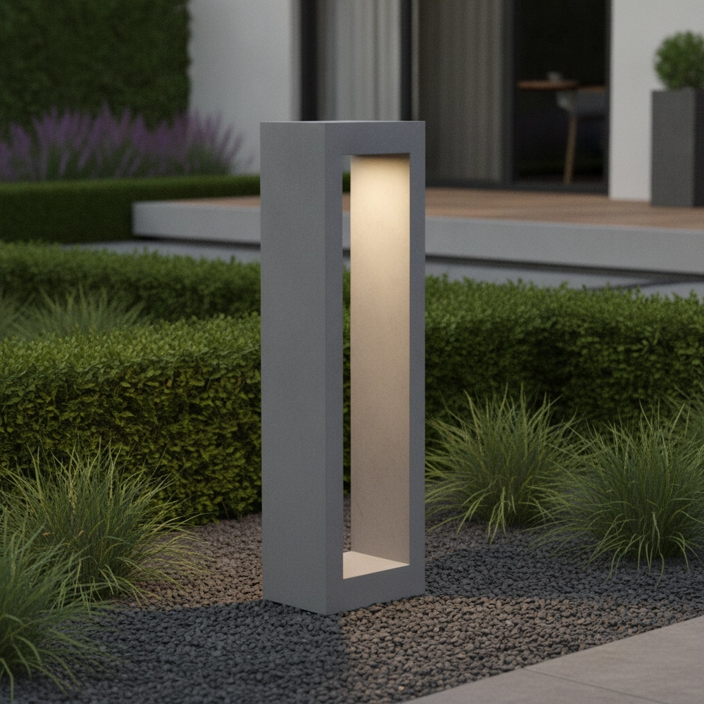 Quadratische Stehleuchte Bev 70cm