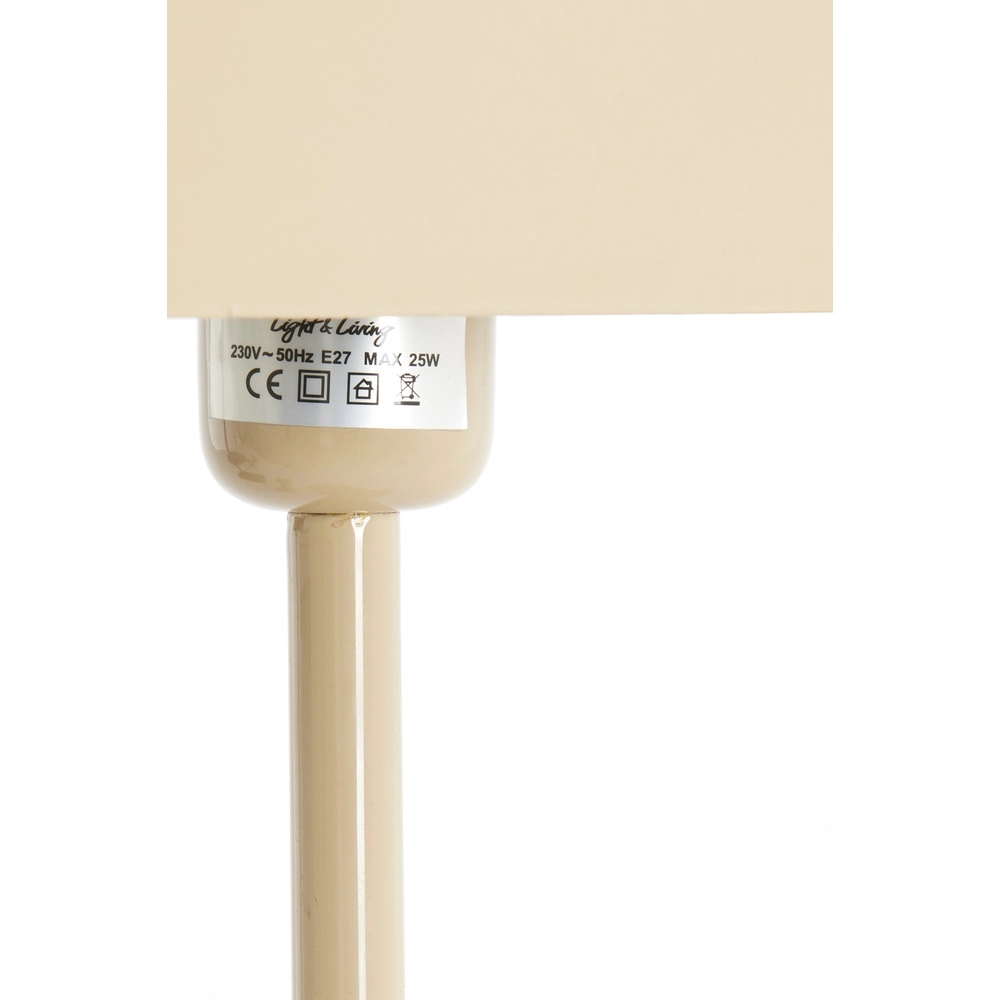 Nachttischlampe Elenie 25x13 cm – Glanzsand Light & Living 8717807818869