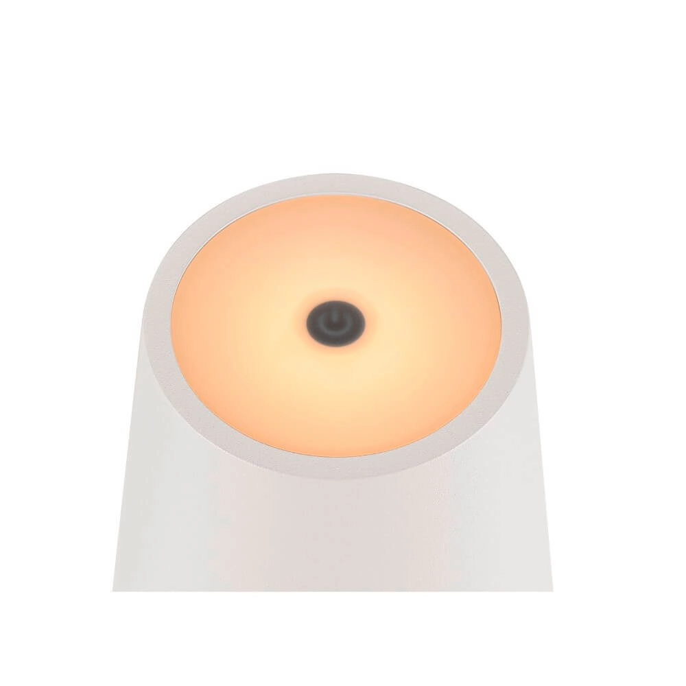 Tischlampe für den Außenbereich Vinolina Two weiß - wiederaufladbar SLV 4024163288330