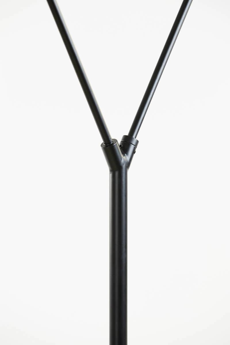 Schwarze Stehleuchte Orion 2-flammig Light & Living 8717807305147