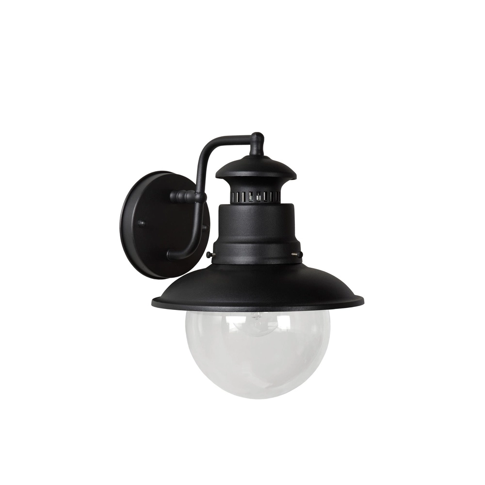 Klassische Wandlampe Figo Schwarz