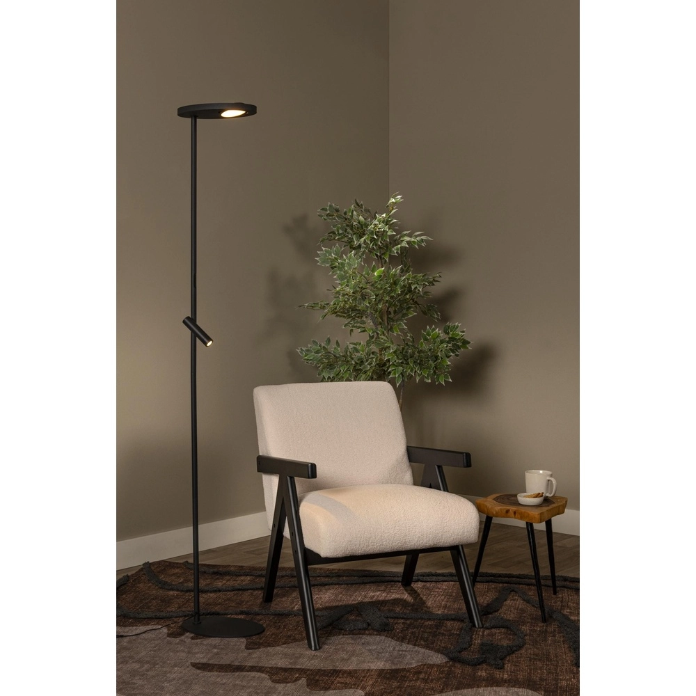 Leselampe Ortolan Schwarz Lucide 5411212032249