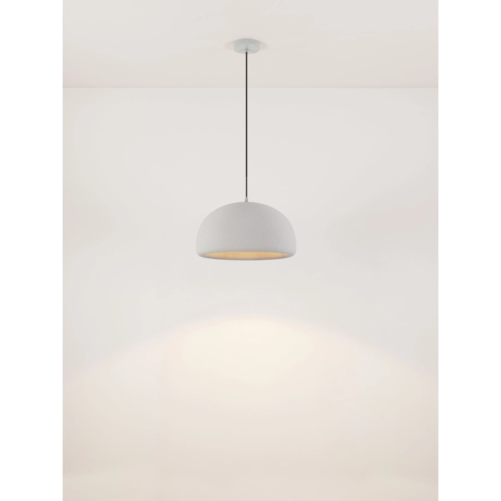 Moderne Pendellampe Davo grauer Ø 43 cm Lyora 5212017495662