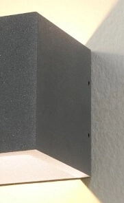 Anthrazit WandSpot Cube Artdelight 8719831736065