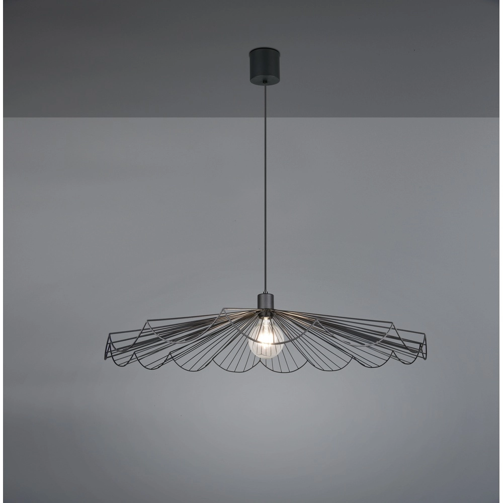 Pendelleuchte Margarita schwarz Ø 80cm Trio 4017807661699