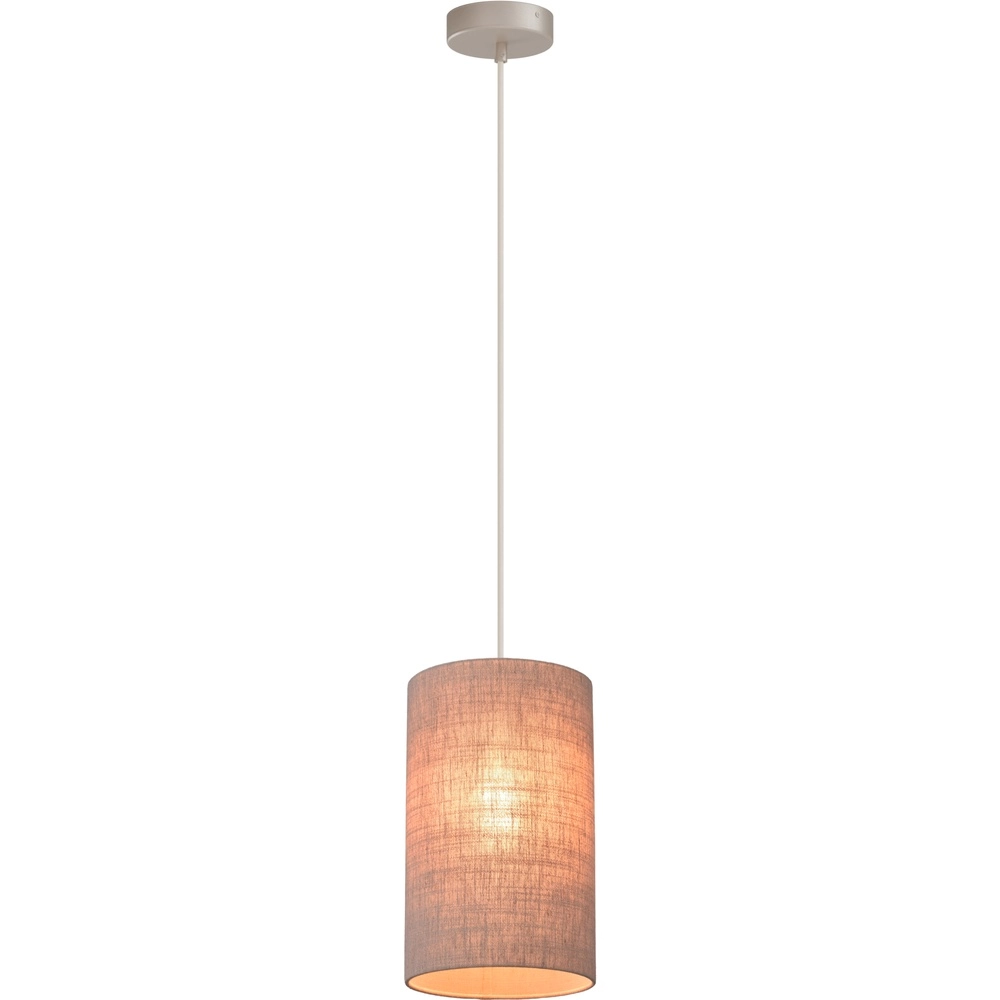 Pendellampe Lisbourg Beige Terra mit beigegrauem Farbton