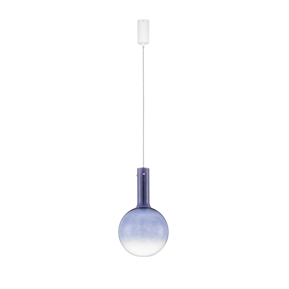 Pendelleuchte Nostos blaues Glas Lyora 5212017461131