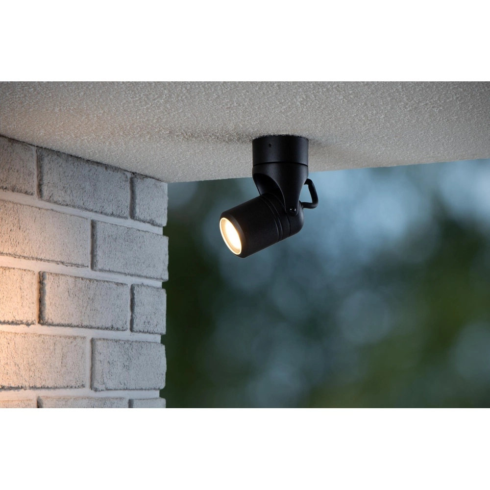 Deckenscheinwerfer Niort Single Black Lucide 5411212144386