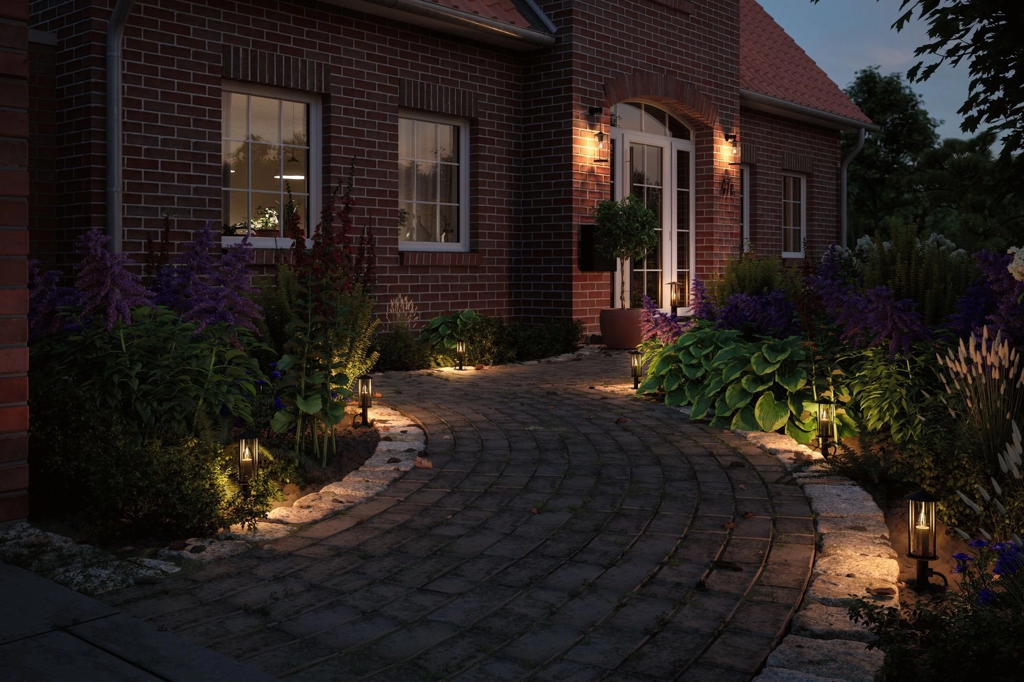 Design wall lamp Outdoor anthracite Paulmann 4000870942826
