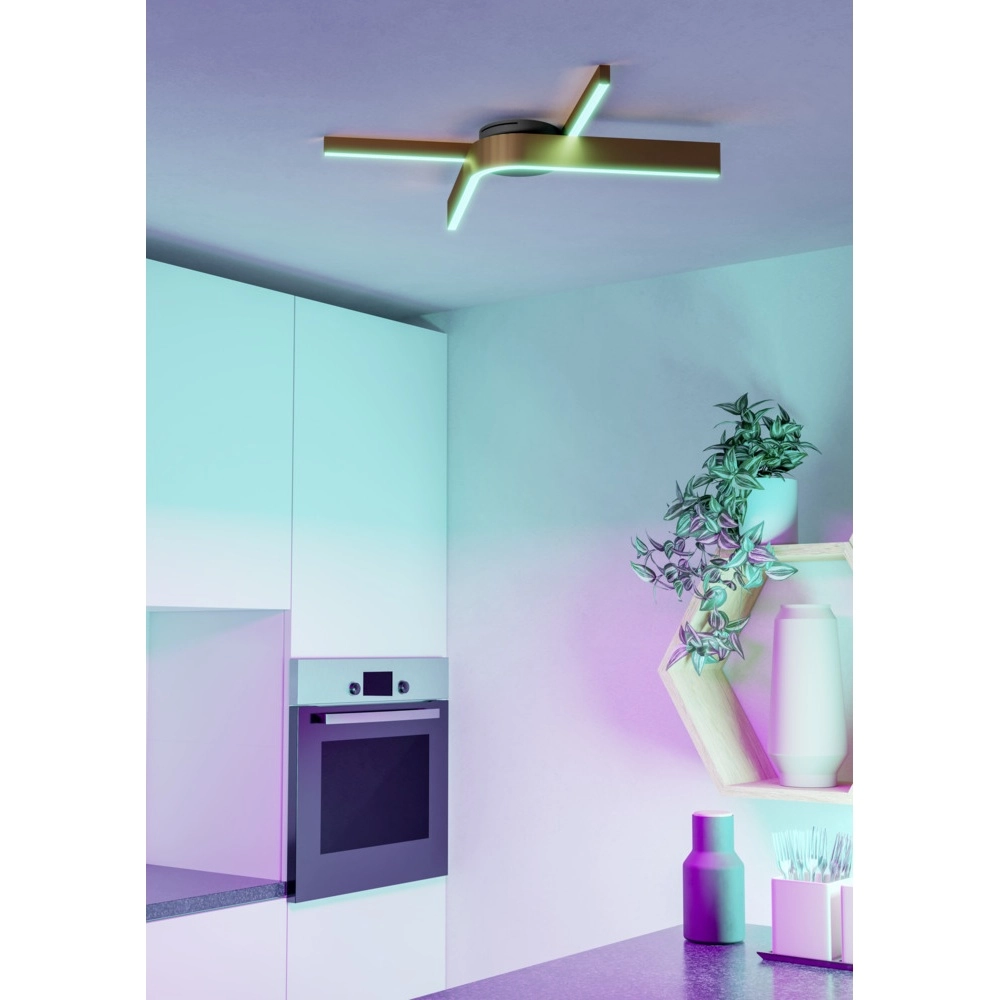 Design-Deckenleuchte Folcino-Z Kupfer Bronze Eglo 9008606360277