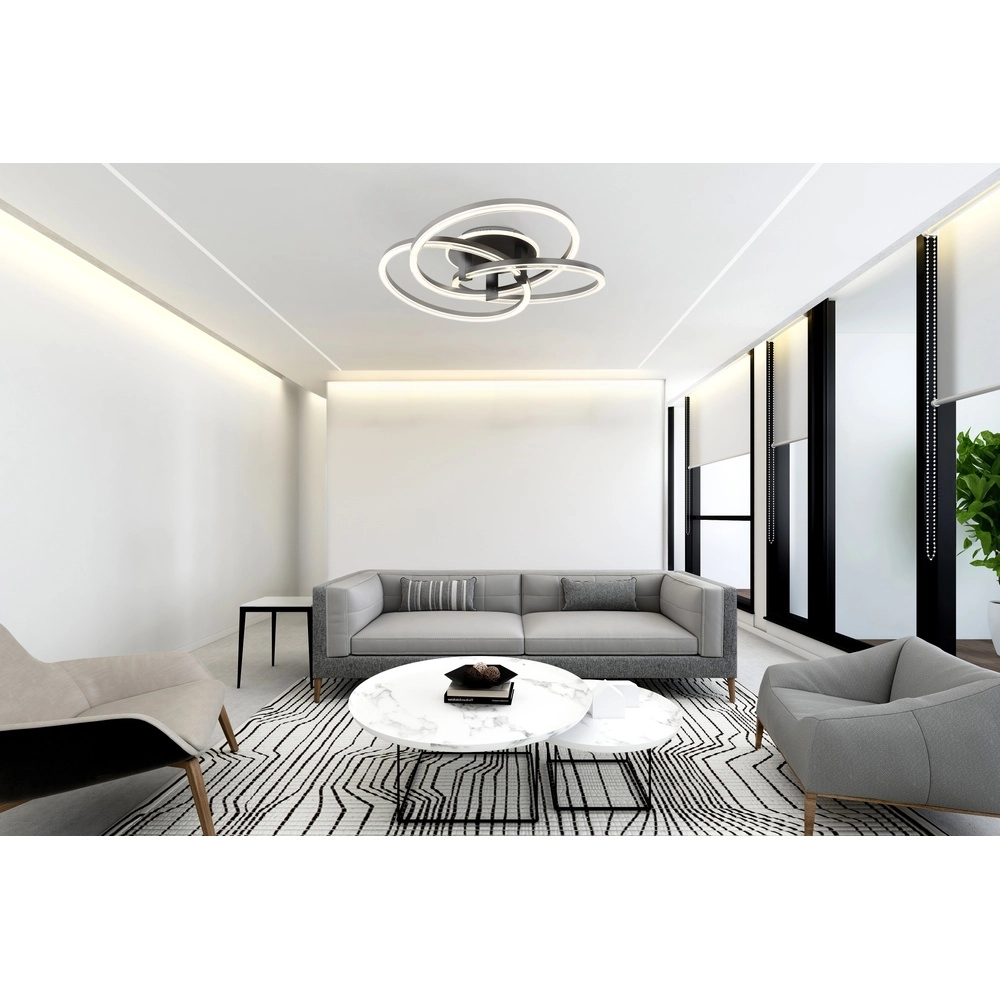 Design-Deckenlampe Tris Anthrazit Globo 9007371510405