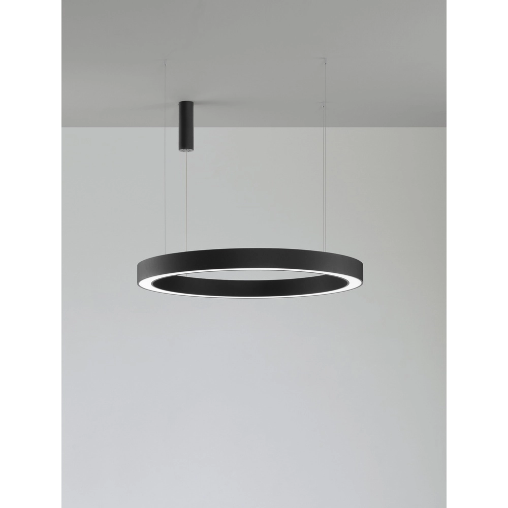 Pendelleuchte Morbido schwarz Ø 100cm