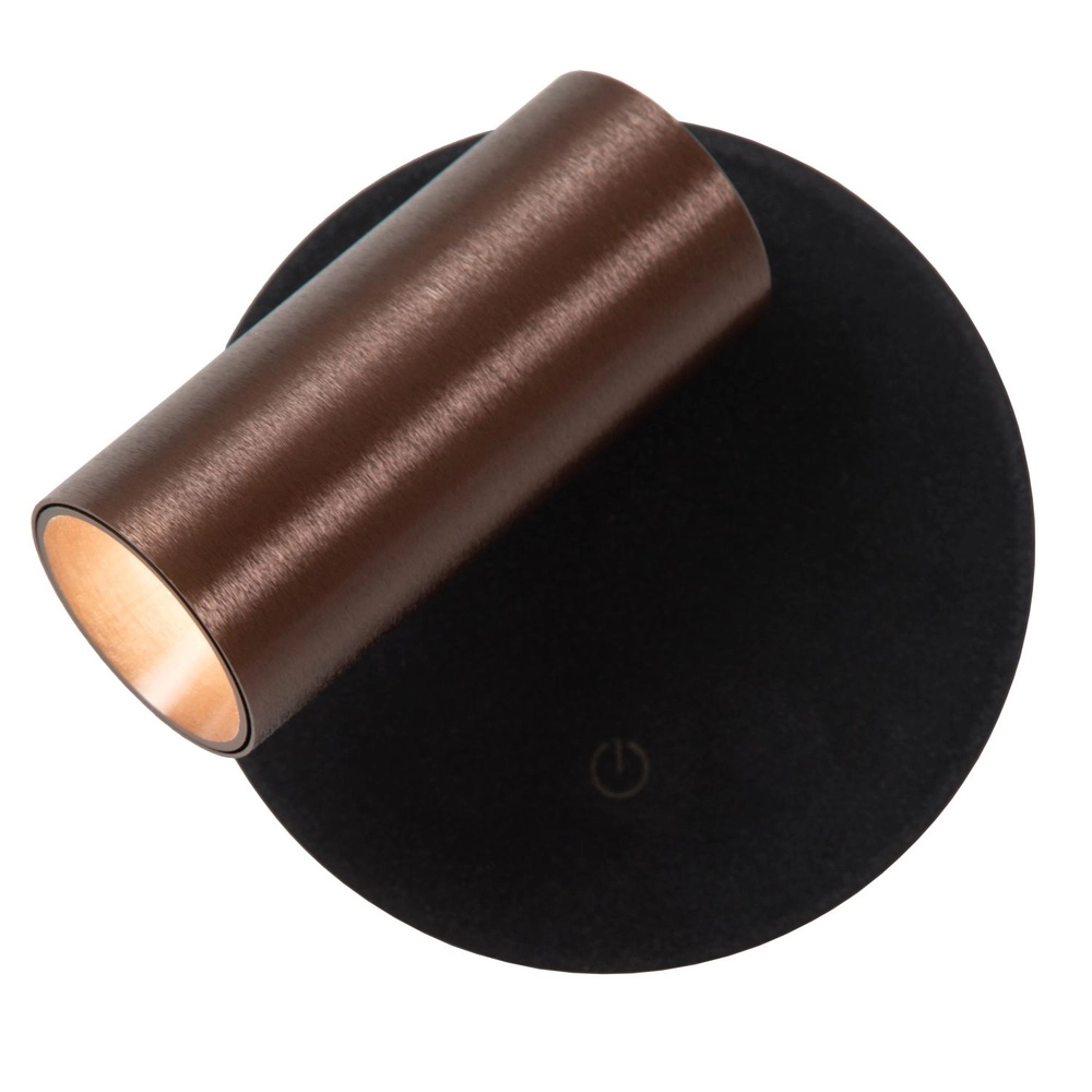 Wiederaufladbare Wandlampe Toni Magnetischer Kaffeebraun Lucide 5411212290557