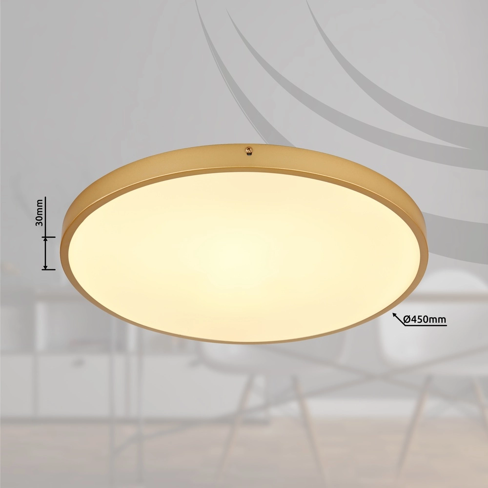 Deckenlicht Tibey Entwurf Gold Ø 45 cm Globo 9007371457212