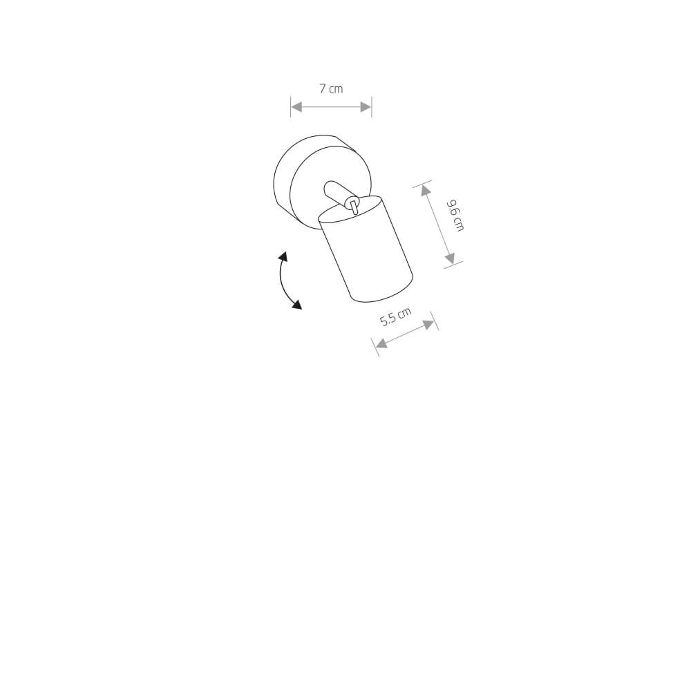 Goldene Wandspot Eye Lyora 5903139881692