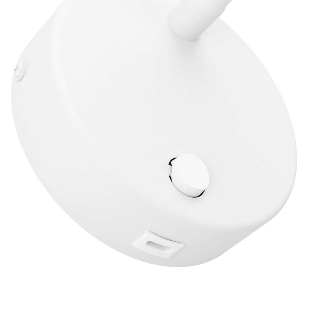 Nachttischlampe Olivandino 1 Flexibel Weiß Eglo 9008606347797