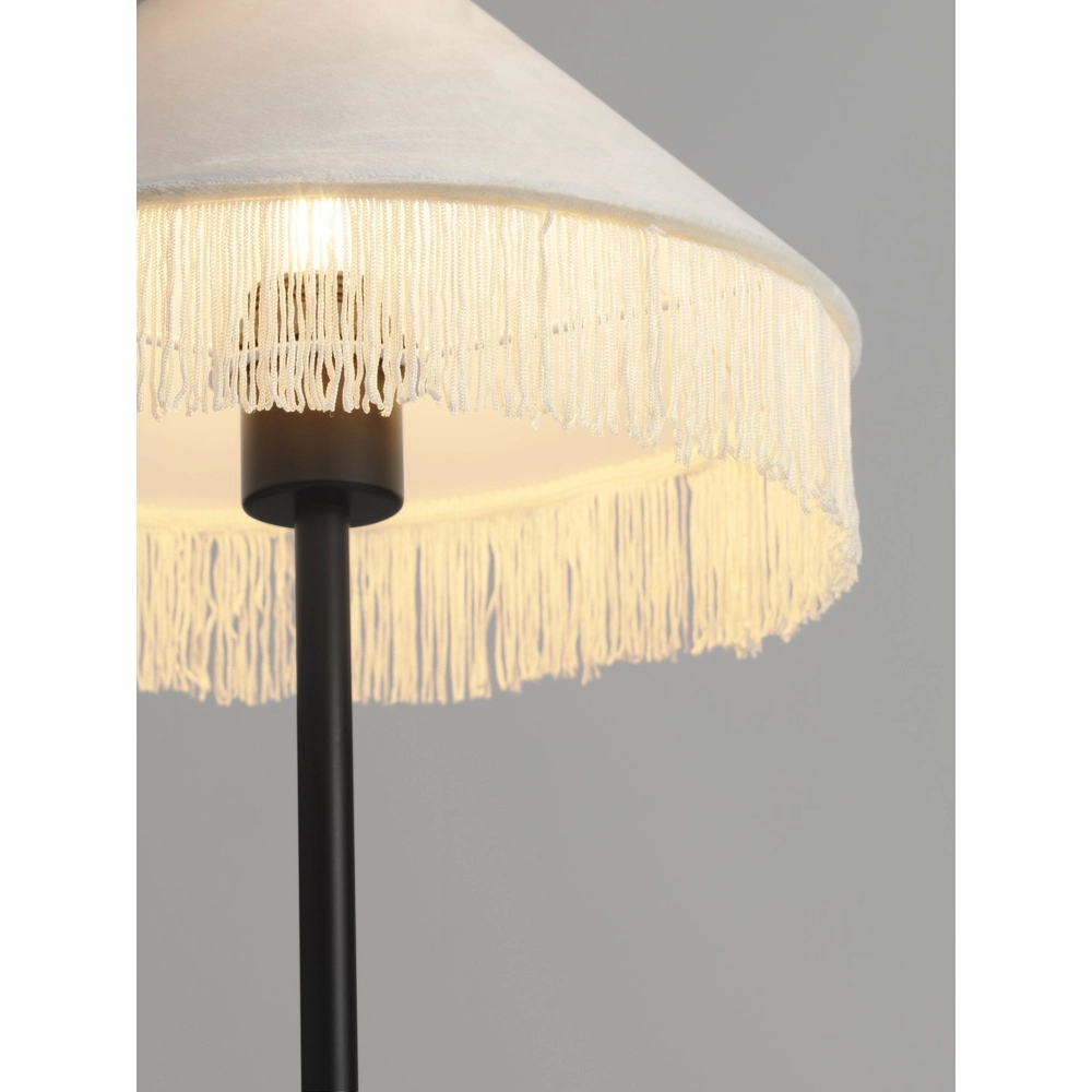 Tiffany-Tischlampe Velvy Beige Lyora 5212017493804