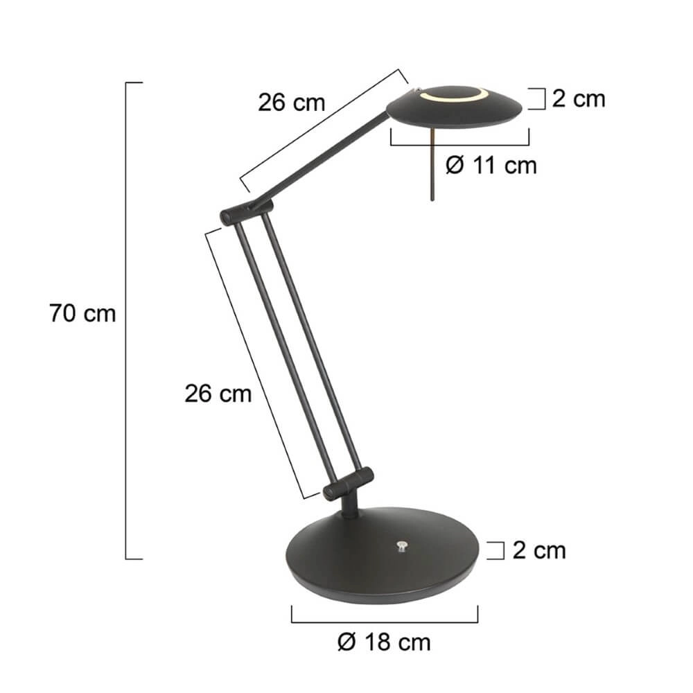 Tischlampe Zodiac LED Steinhauer 8712746127300