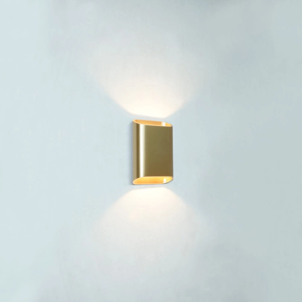 Wandleuchte Diaz S Warmes Gold Artdelight 8720701101166