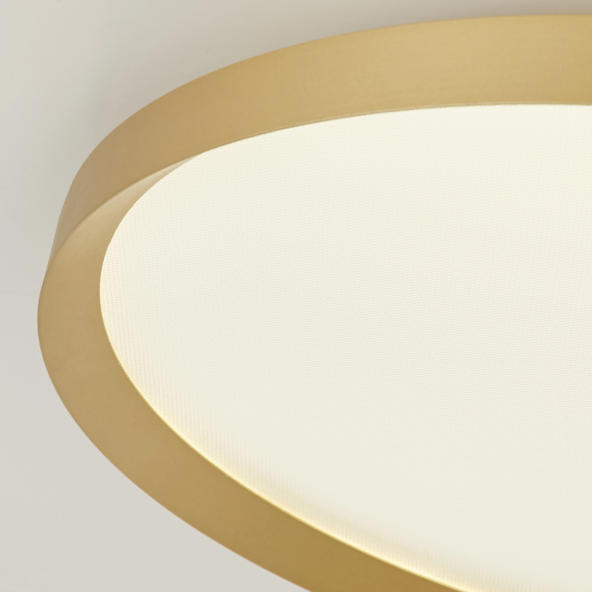 Elegante Deckenlampe Prisma gold Ø 45 cm Lyora 5053423315270