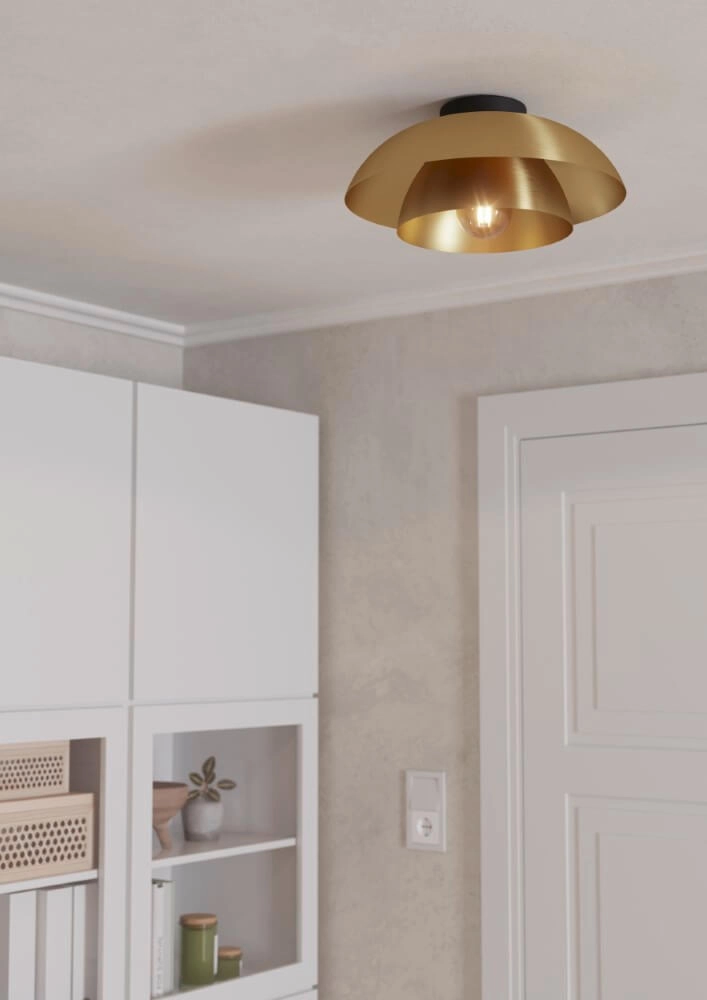 Deckenleuchte im goldenen Design Cenciara Ø 40cm Eglo 9008606274383