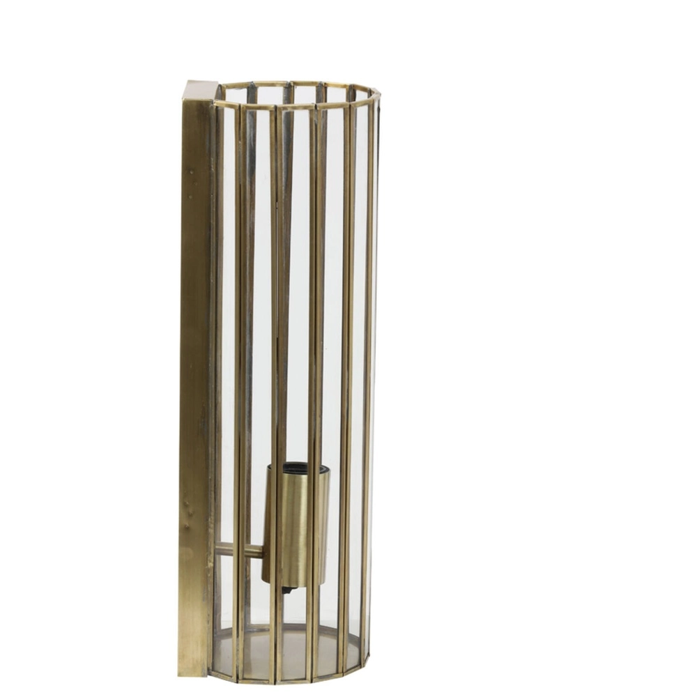 Industrie-Wandlampe StroBy Bronze 41 cm
