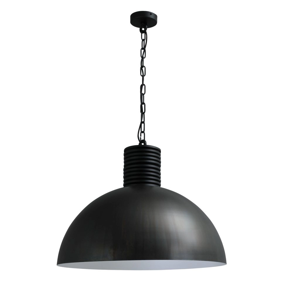 Schwarze Industrielampe Industria Gunmetal 60