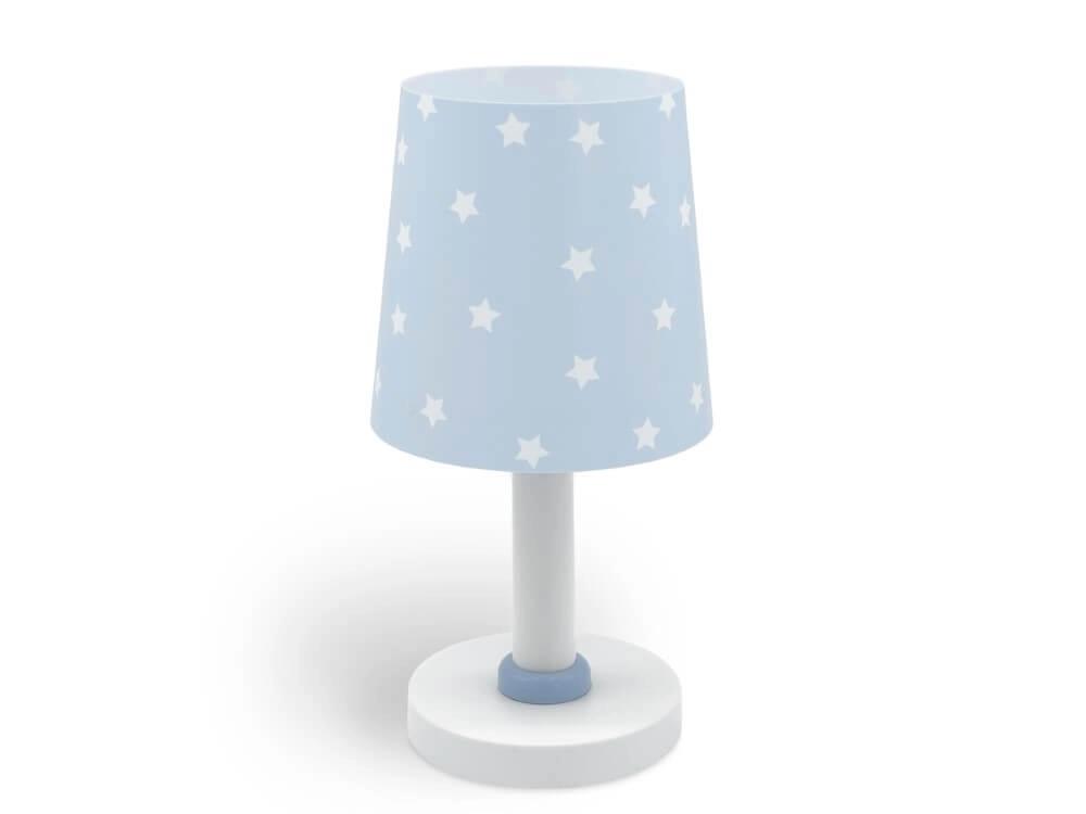 Kinderzimmer-Tischlampe Star Light sanftes Blau