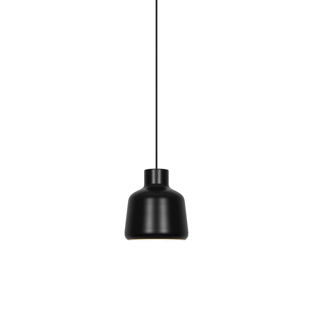 Schwarze Pendellampe Louella Ø 20cm