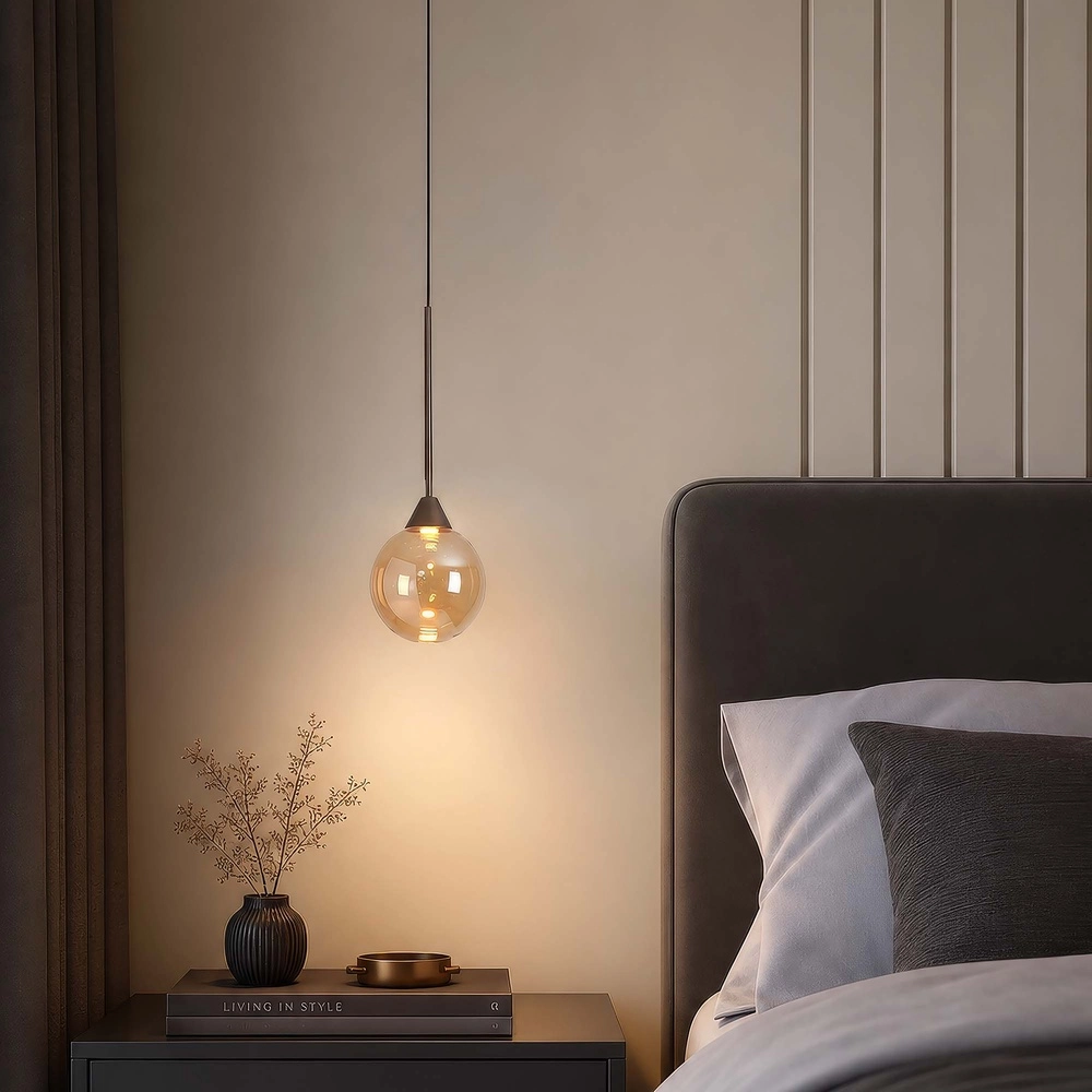 Design-Pendellampe Opux Lux Nur Bronze Searchlight 5,05342E+12