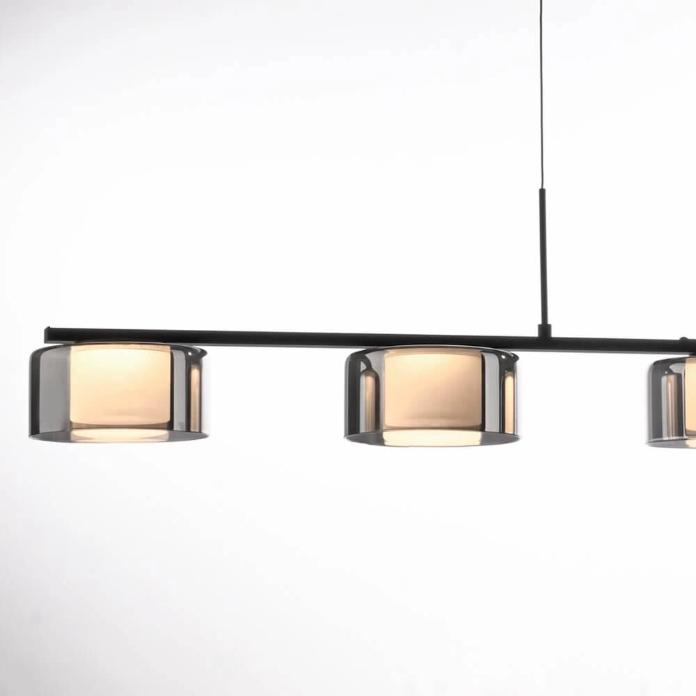 Hängelampe mit 5 Leuchten Rika Schwarz Paul Neuhaus 4012248383100