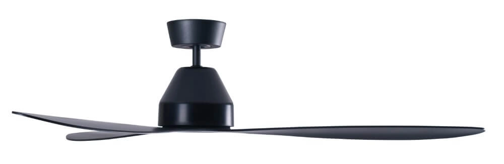 Deckenventilator schwarz ohne Lampe Whitehaven Ø 143cm IP55 Beacon 9333509136446