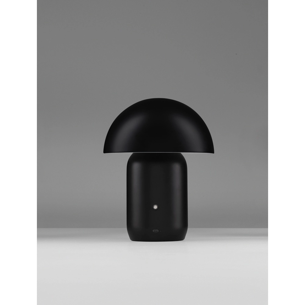 Design-Tischleuchte Pois Wiederaufladbar Schwarz Lyora 5212017472083