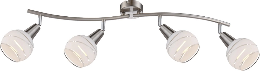 Deckenlampe Elliott 4-Light-Nickel
