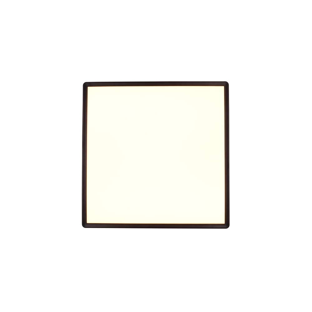 Quadratische Deckenlampe Emra Schwarz 42 cm Trio 4017807704198