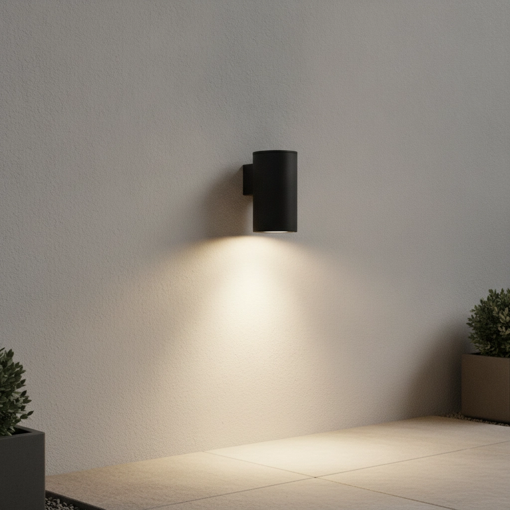 Schwarzer Aufbaustrahler Alp Downlight