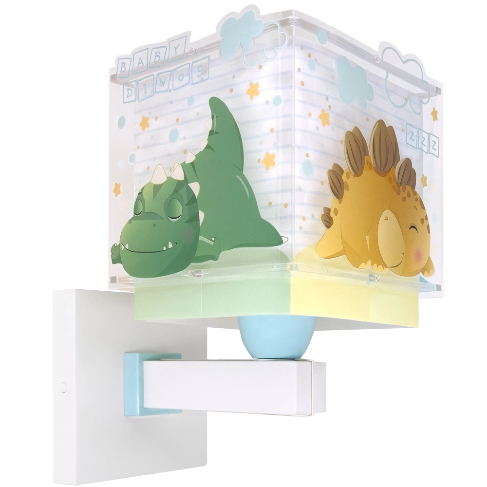 Wandleuchte Baby Dinos blau Dalber 8420406634593