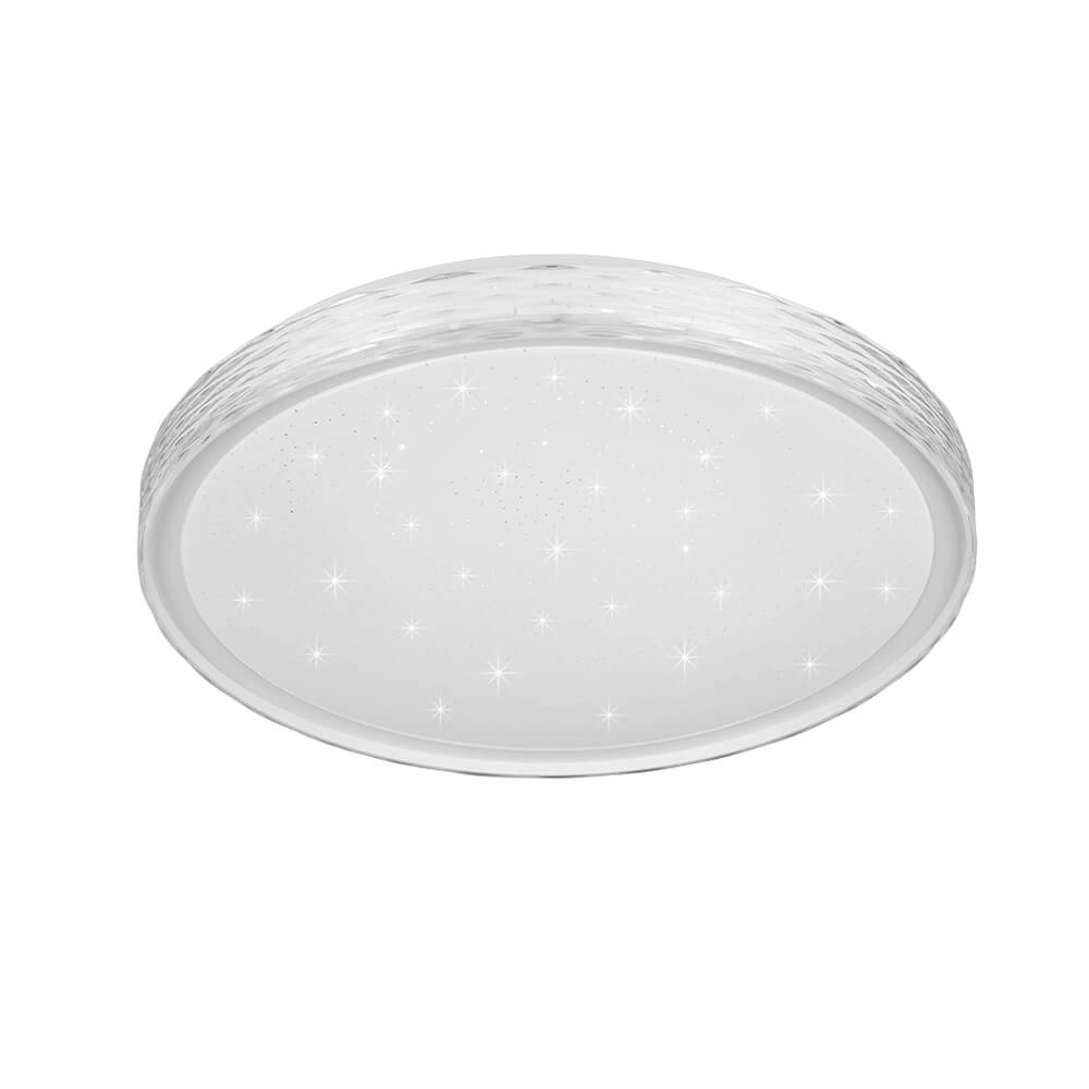 Deckenleuchte Varda mit Sterneffekt weiß Ø 39cm Trio 4017807640601