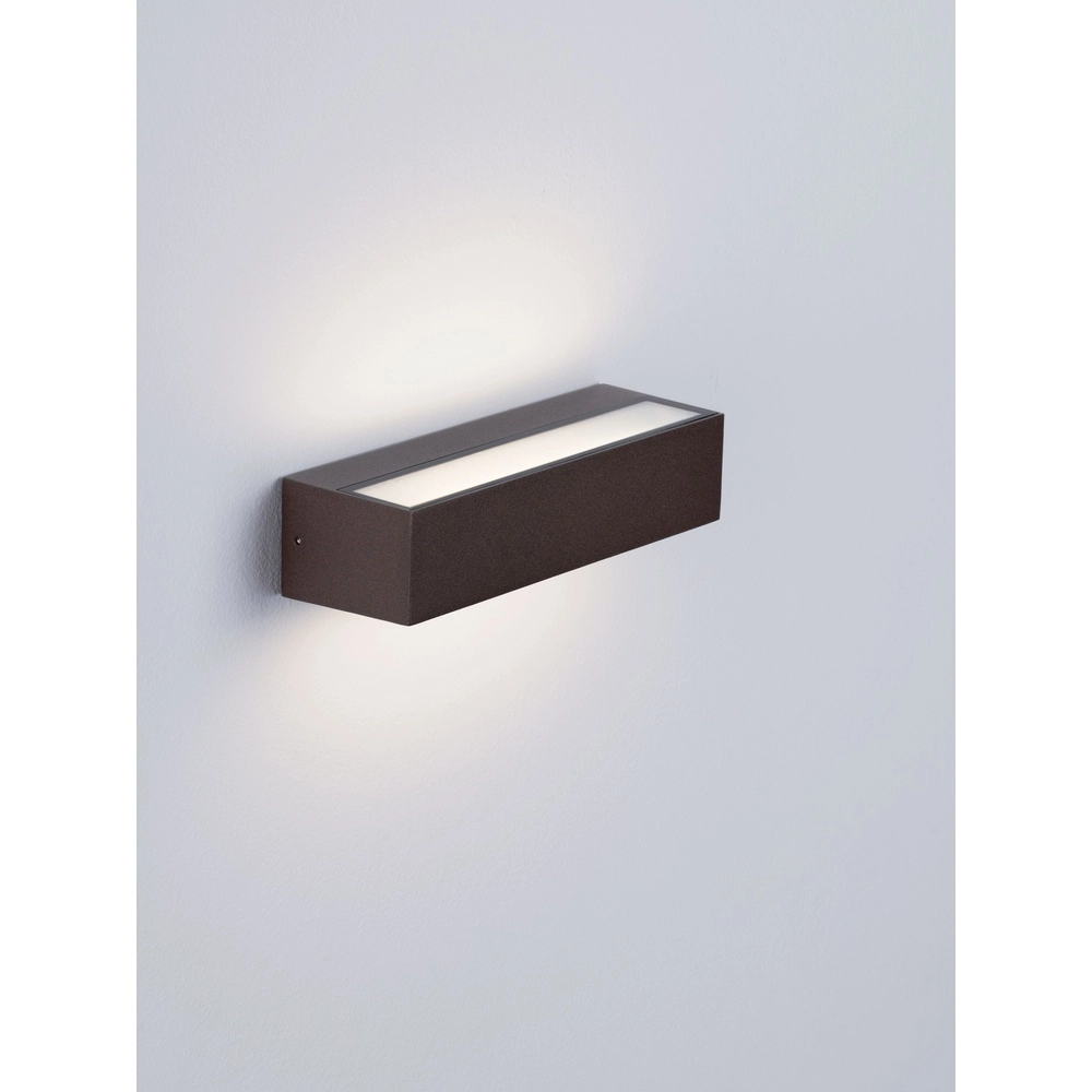 Elegante Wandlampe Lane rostbraun 22 cm – 21 W