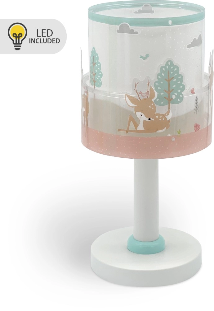 Tischleuchte für Kinderzimmer Loving Deer weiß Dalber 8420406002323