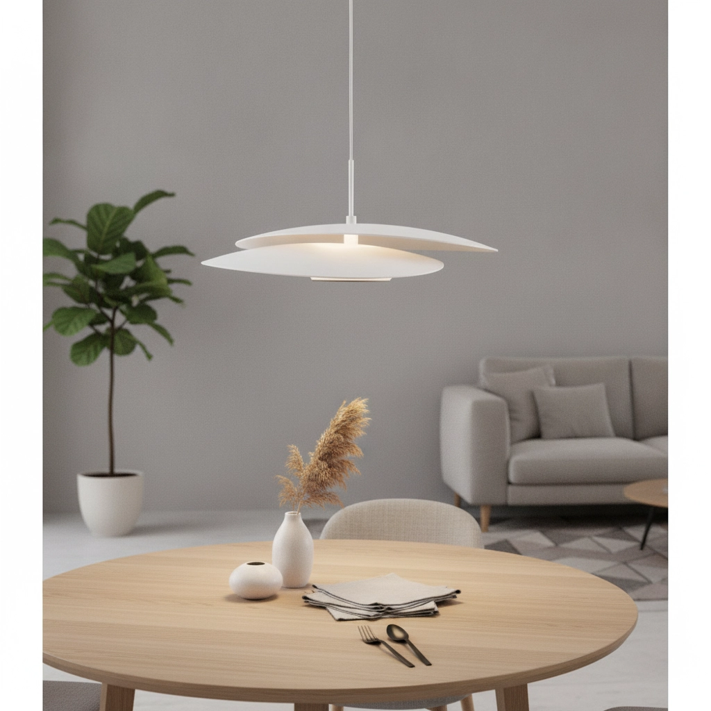 Pendelleuchte Olea Design weiß Ø 35cm