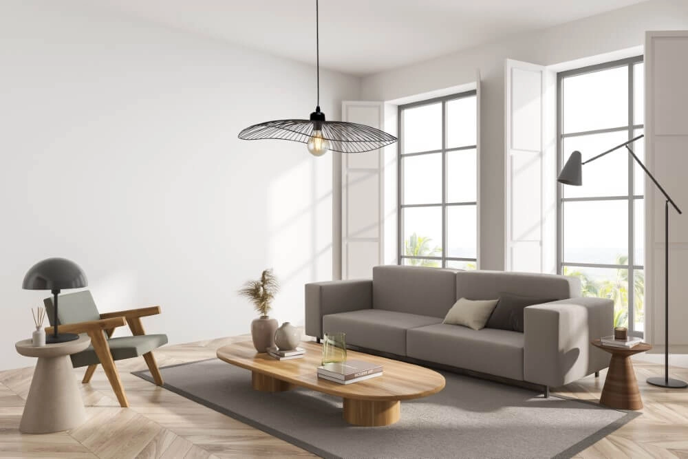 Design-Hängelampe Wave Schwarz Searchlight 5053423250557