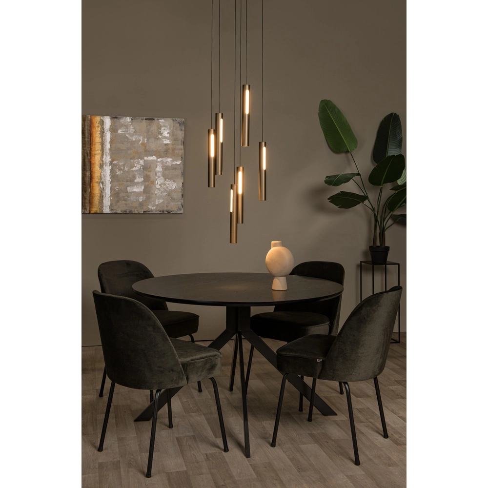 Design-Pendellampe Griffith 6-Licht Bronze Premium by Lucide 5411212241948